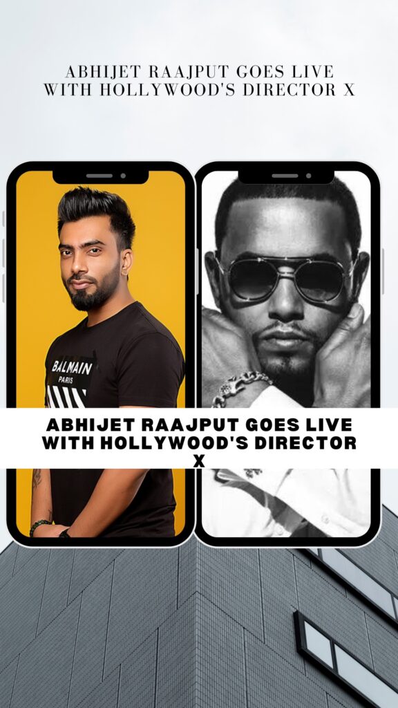 Bollywood Director Abhijeet Rajput  और Hollywood Director X ने इंस्टाग्राम लाइव पर धूम मचा दी!